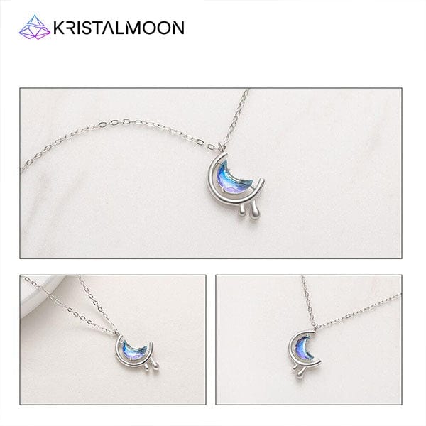 Blue Moon Necklace Kristalmoon