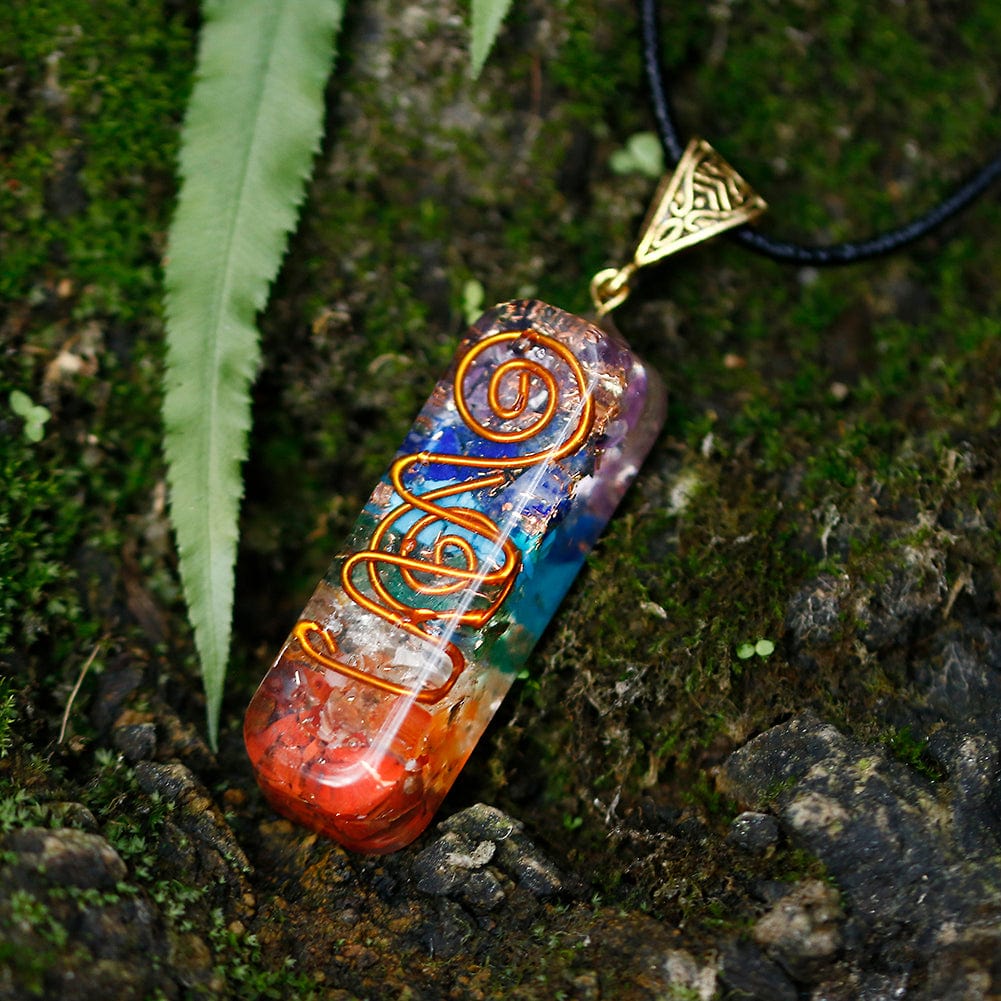 Chakra Orgone Necklace Kristalmoon