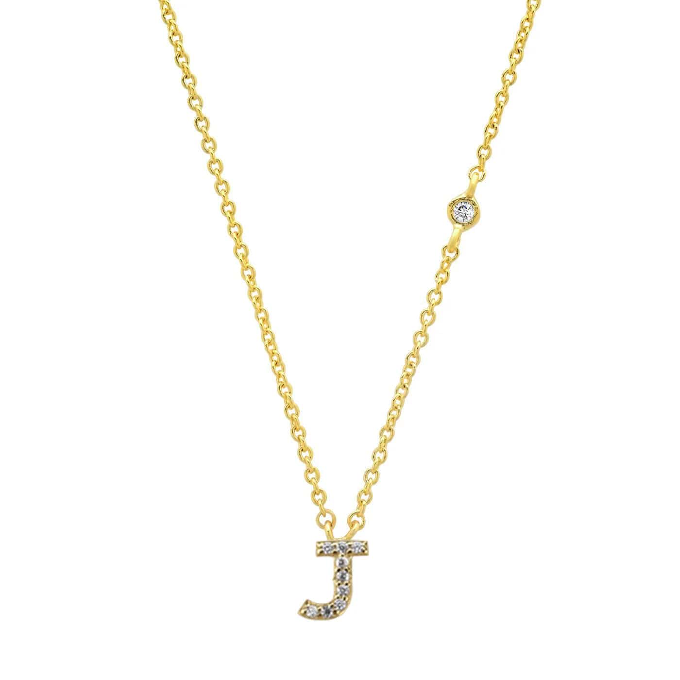 ANDYWEN 925 Sterling Silver Gold Small 26 Letters A- Z Zircon CZ Pendant Monogram Necklace Me 2020 Initial Alphabet M A Jewelry Gold J Kristalmoon