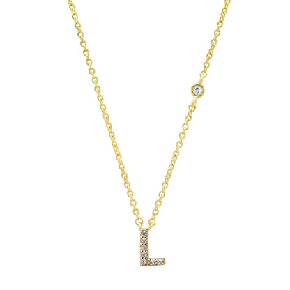 ANDYWEN 925 Sterling Silver Gold Small 26 Letters A- Z Zircon CZ Pendant Monogram Necklace Me 2020 Initial Alphabet M A Jewelry Gold L Kristalmoon