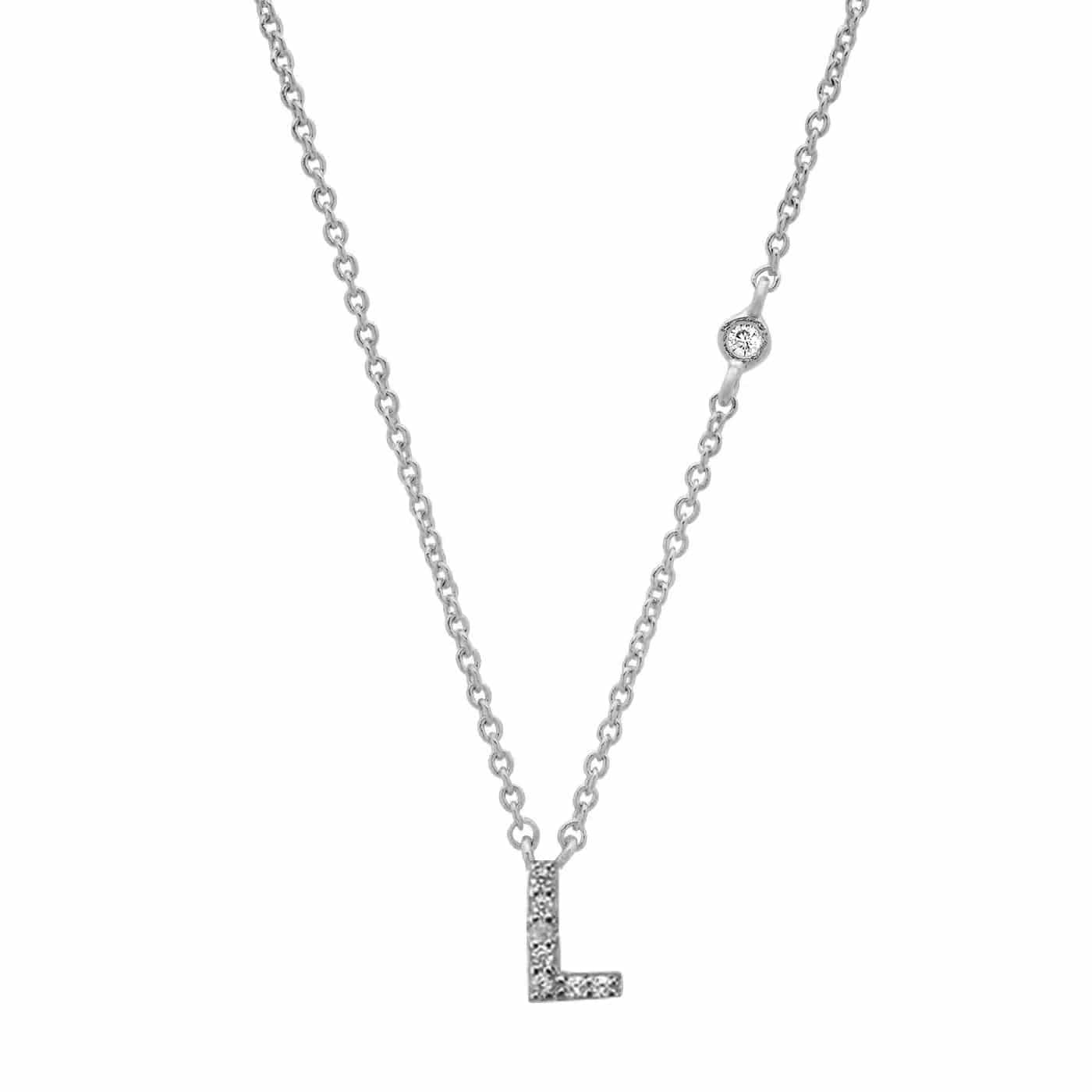 ANDYWEN 925 Sterling Silver Gold Small 26 Letters A- Z Zircon CZ Pendant Monogram Necklace Me 2020 Initial Alphabet M A Jewelry Silver L Kristalmoon