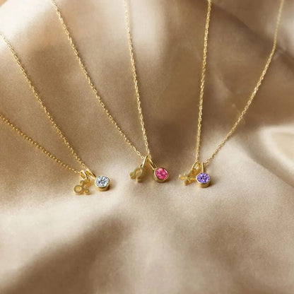 Birthstone Constellation Zirconia Kristalmoon