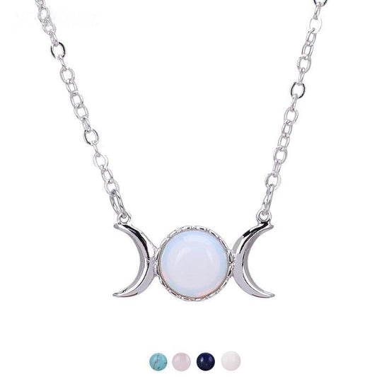 Abundance Moonstone Necklace Opal Kristalmoon