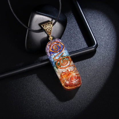 Chakra Orgone Necklace Kristalmoon