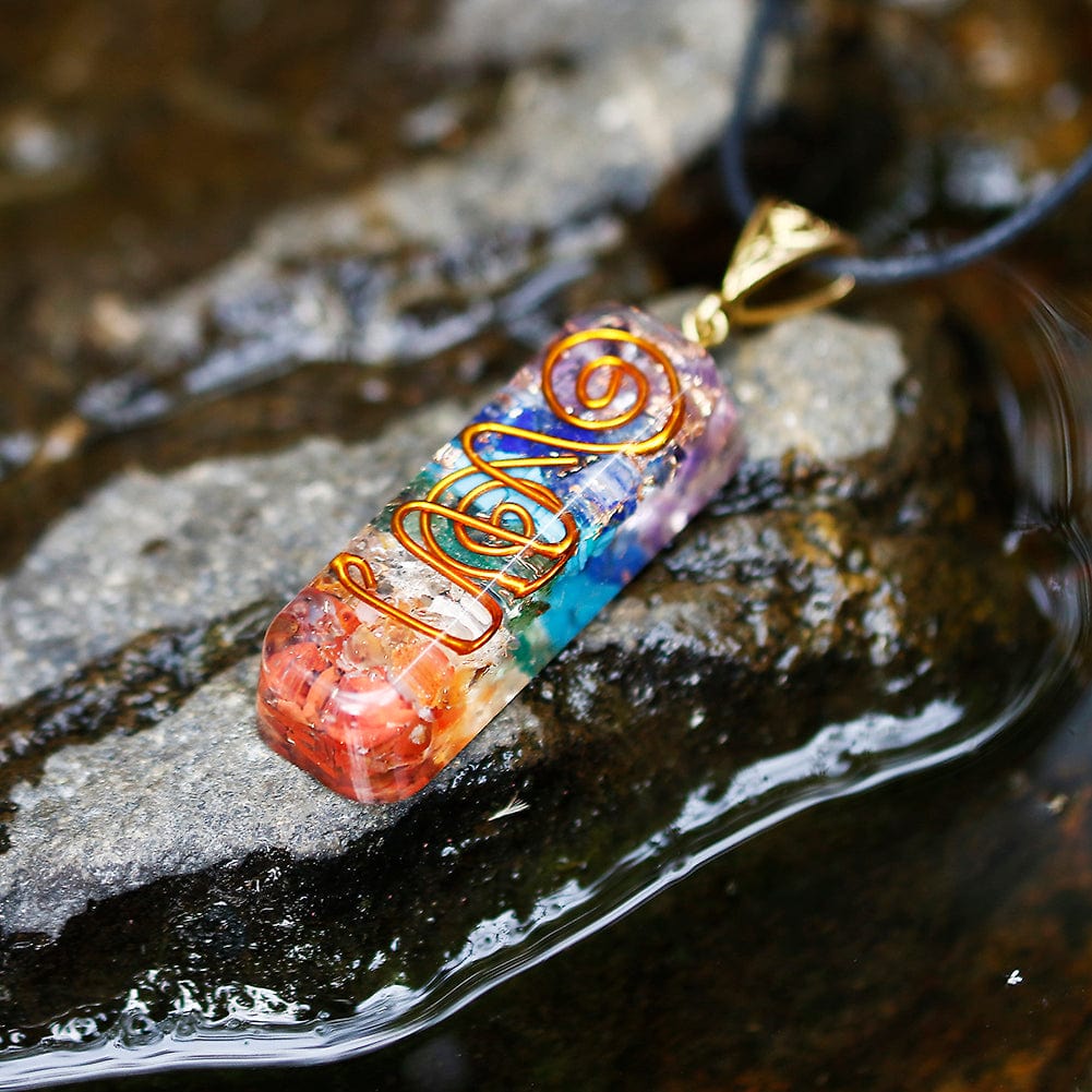 Chakra Orgone Necklace Kristalmoon