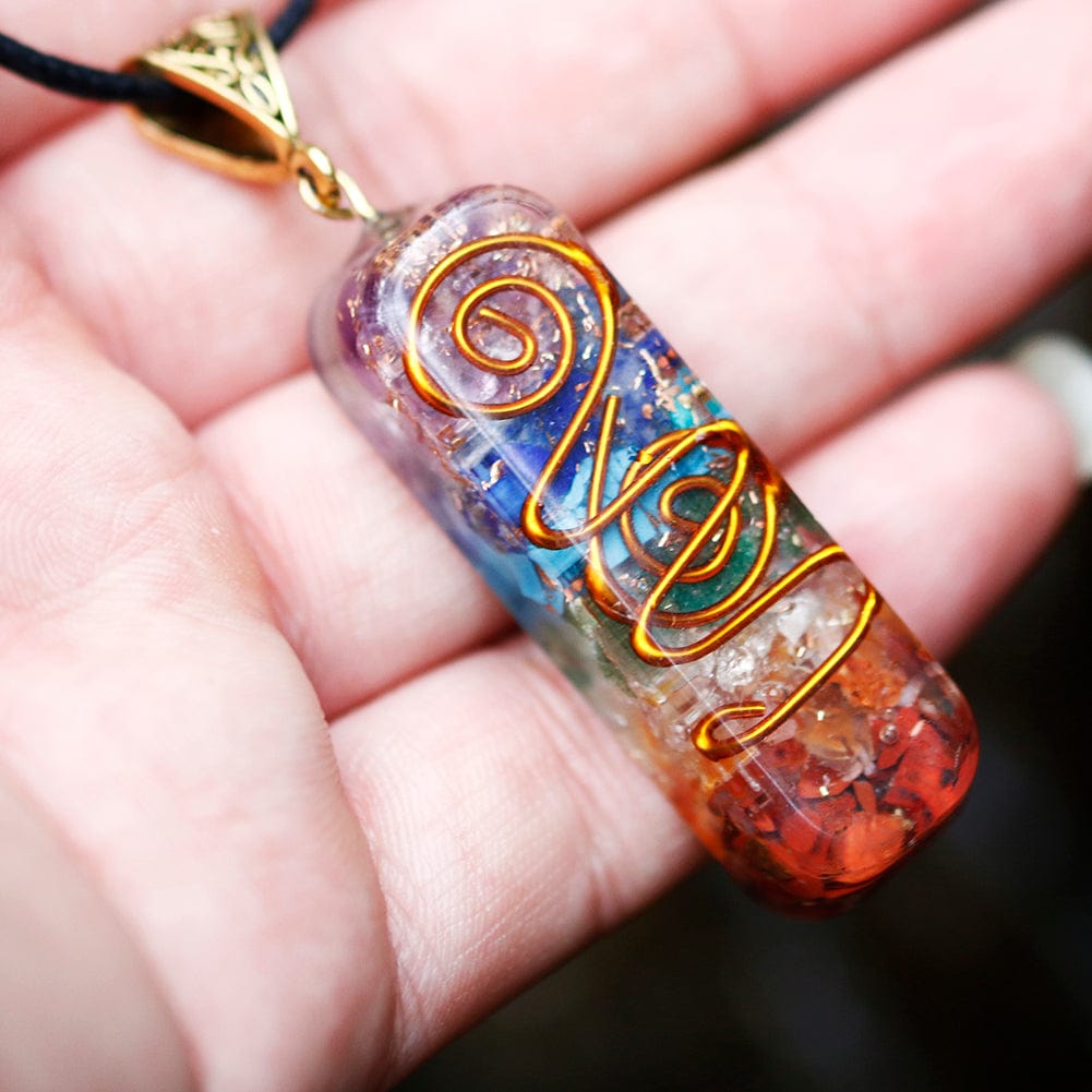 Chakra Orgone Necklace Kristalmoon