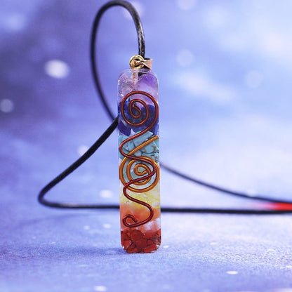 Chakra Orgonite Necklace™ Kristalmoon