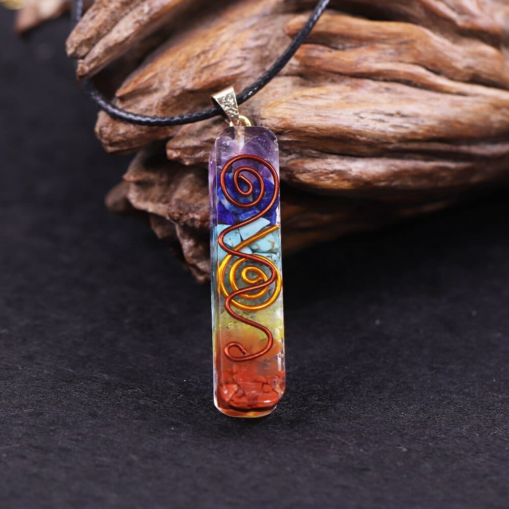 Chakra Orgonite Necklace™ Kristalmoon