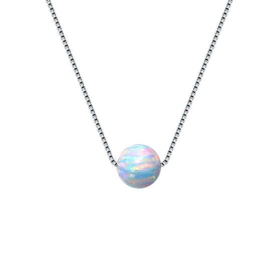 Embody Hope Opal Necklace White Opal Kristalmoon