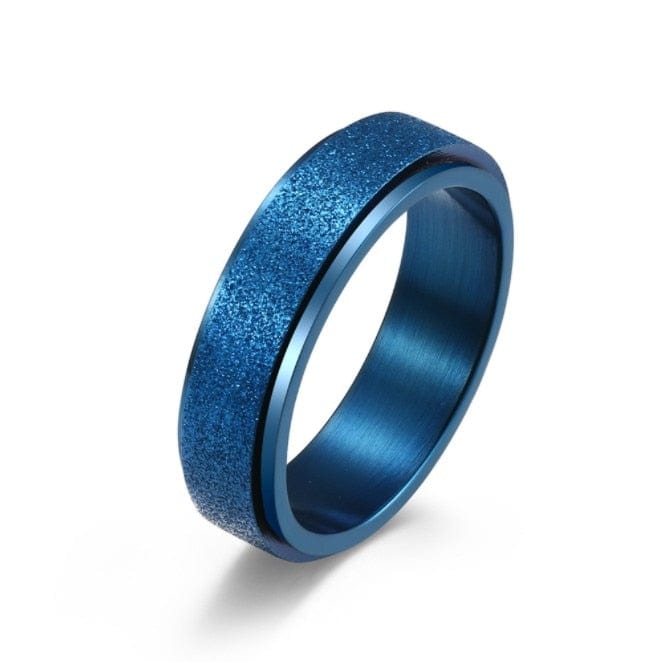 Essence Anti-Anxiety Spinner Ring 6 / Blue Kristalmoon