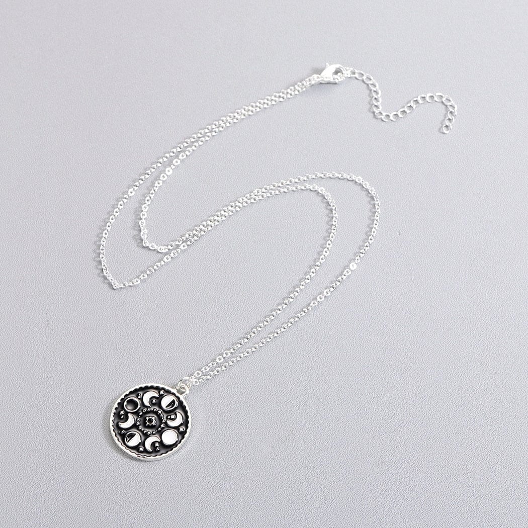 Moon Phases Necklace Kristalmoon