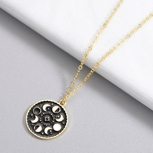 Moon Phases Necklace Moon Phases / Gold Kristalmoon
