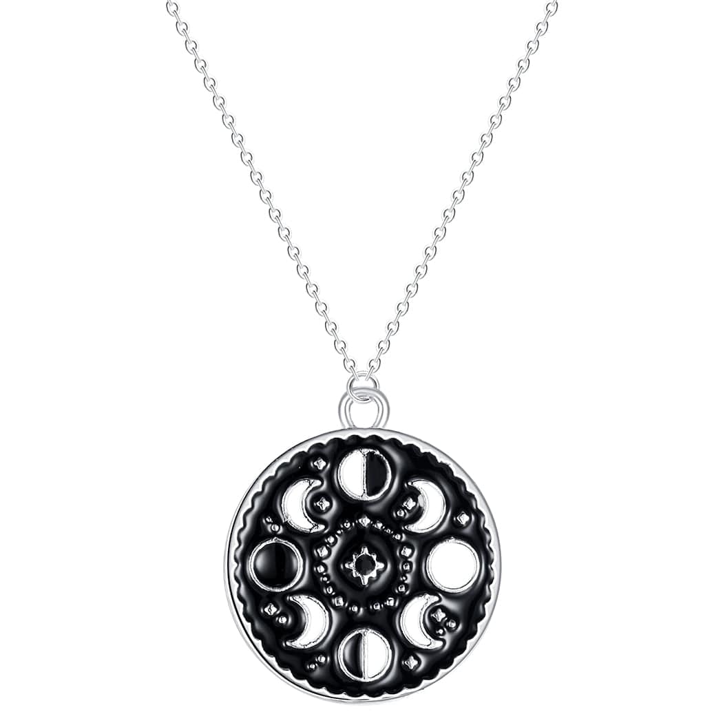 Moon Phases Necklace Moon Phases / Silver Kristalmoon