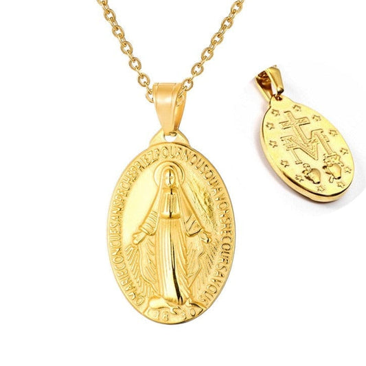 Virgin Mary Necklace Kristalmoon