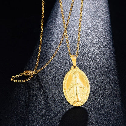 Virgin Mary Necklace Kristalmoon