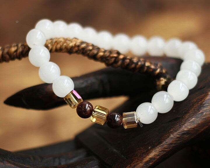 White Chalcedony Clarity Bracelet Kristalmoon